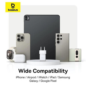 بهترین شارژر دیواری فست تایپ سی 30 وات بیسوس