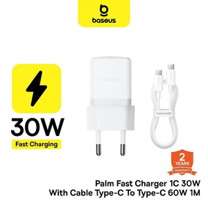 بهترین شارژر دیواری فست تایپ سی 30 وات بیسوس