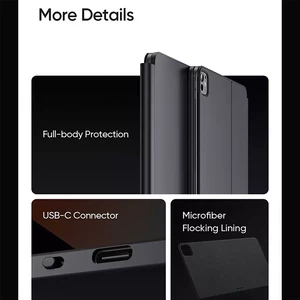 کاور کتابی هوشمند کیبورد دار آیپد پرو 11 اینچ و آیپد ایر 11 اینچ مک دودو