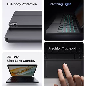 کاور کتابی هوشمند کیبورد دار آیپد پرو 11 اینچ و آیپد ایر 11 اینچ مک دودو