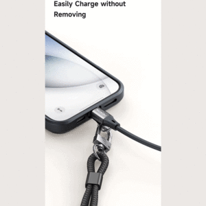 بند آویز موبایل مشکی