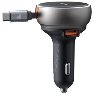 قیمت شارژر فندکی فست شارژ تایپ سی و یو اس بی با کابل جمع شونده داخل خودرو ماشین کامیون مک دودو