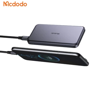 خرید شارژر همراه فست شارژ تایپ سی پاوربانک آلومینیومی فوق العاده باریک نازک سبک مک دودو