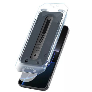 گلس حریم خصوصی آیفون 16 پرو نیلکین همراه با کیت نصب