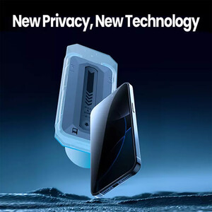 فروش گلس پرایوسی آیفون 16 پرو نیلکین همراه با کیت نصب