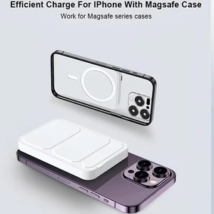 خرید شارژر همراه بی سیم مگ سیف فست شارژ اپل یاندو