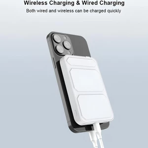 بهترین شارژر همراه بی سیم مگ سیف فست شارژ اپل یاندو