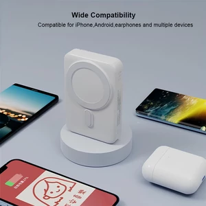 شارژر همراه بی سیم مگ سیف فست شارژ اپل یاندو