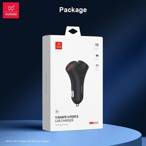 فروش شارژر فندکی فست شارژ ماشین تایپ سی 30 وات یاندو