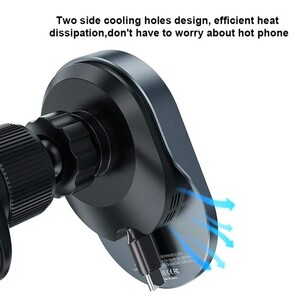 سوراخ خنک کننده نگهدارنده و شارژر بی سیم داخل ماشین یاندو