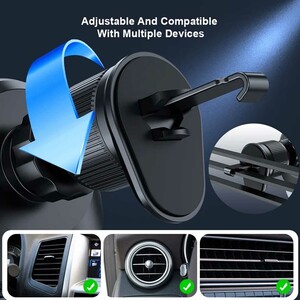 گیره هولدر و شارژر مغناطیسی یاندو برای نصب روی کولر ماشین