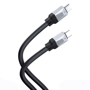 کابل چند سر سوپر فست شارژ 100 وات 6 آمپر یو اس بی به تایپ سی و لایتنینگ 1 متری یاندو XDDC-028