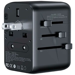 چند راهی برق مکعبی 2500 وات یک سوکت، دو یو اس بی و یک تایپ سی 20 وات یاندو