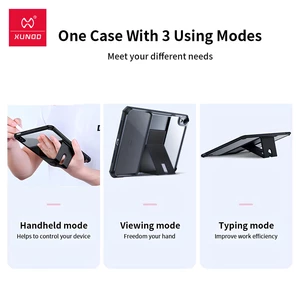 بهترین کاور و گارد ضدضربه کریستالی تبلت سامسونگ گلکسی تب A9 پلاس یاندو با قابلیت استند شدن