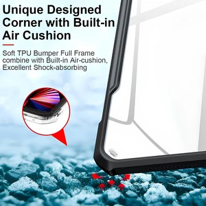 ارزان ترین کاور و گارد ضدضربه کریستالی تبلت سامسونگ گلکسی تب A9 پلاس یاندو با قابلیت استند شدن