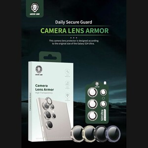 گلس محافظ لنز دوربین گوشی سامسونگ اس 24 اولترا گرین لاین