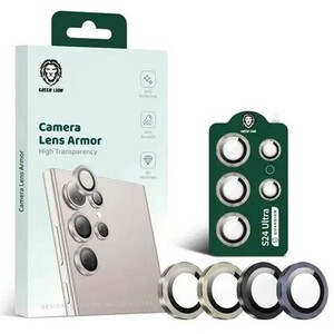 گلس محافظ لنز دوربین گوشی سامسونگ اس 24 اولترا گرین لاین