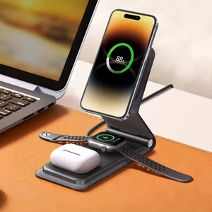 هولدر شارژر وایرلس مگ‌سیف گوشی، ایرپاد و ساعت هوشمند لِوِلو