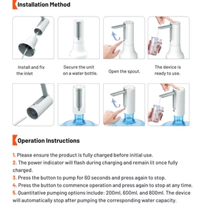 پمپ آب دیجیتالی با استند رومیزی پورودو