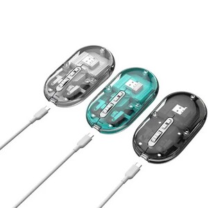 موس بی سیم طرح شفاف گرین لاین