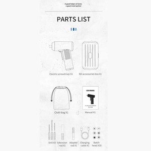 مجموعه پیچ گوشتی شارژی 37 عددی پرووان