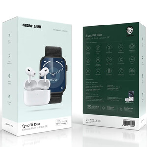 قیمت ساعت مچی هوشمند و هندزفری بلوتوث سینک فیت دوو گرین