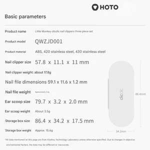 ناخن‌گیر، سوهان و گوش پاک‌کن کلیک‌کلیک هوتو