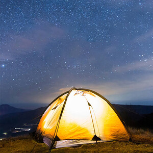 خرید چراغ کمپینگ شارژی اسمایلینگ شارک