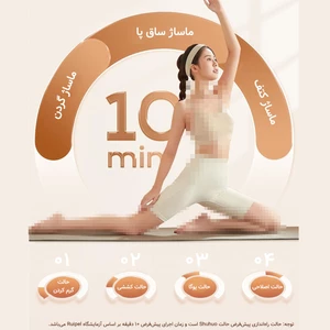 ماساژور افراد تنبل قابل حمل کمر، سر، گردن، پا، ستون فقرات، پشت، باسن، ساق با فناوری موج هوا رپور