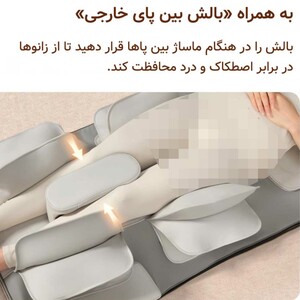 ماساژور تشکی قابل حمل کمر، سر، گردن، پا، ستون فقرات، پشت، باسن، ساق با فناوری موج هوا رپور