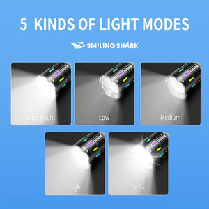 چراغ قوه چند منظوره اسمایلینگ شارک