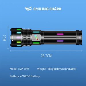 بهترین چراغ قوه قابل حمل اسمایلینگ شارک