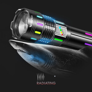 خرید چراغ قوه شارژی اسمایلینگ شارک