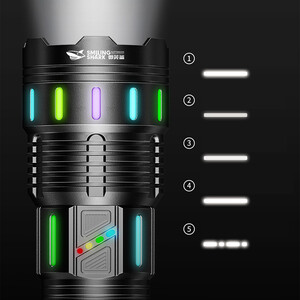 خرید چراغ قوه شارژی اسمایلینگ شارک