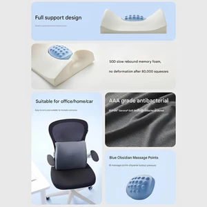 پشتی طبی صندلی و ماساژور کمری شیائومی با پشتیبانی حرفه‌ای از کمر و ستون فقرات