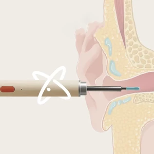 کیفیت گوش پاک‌کن اسمارت دوربین‌دار قابل شارژ شیائومی دیدن مجرای داخلی گوش