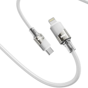 کابل شارژ سریع تایپ سی به لایتنینگ 30 وات پرووان