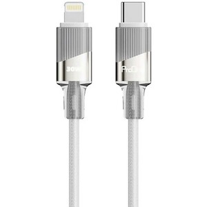 کابل شارژ سریع تایپ سی به لایتنینگ 30 وات پرووان