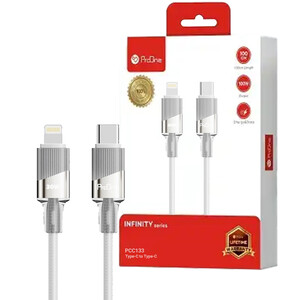 قیمت کابل شارژ سریع تایپ سی به لایتنینگ 30 وات پرووان