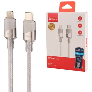 کابل شارژ سریع تایپ سی به لایتنینگ 30 وات پرووان