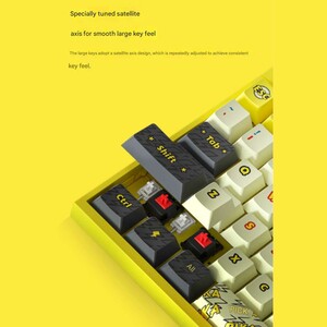 کیبورد مکانیکی گیمینگ بی سیم سه حالته چری