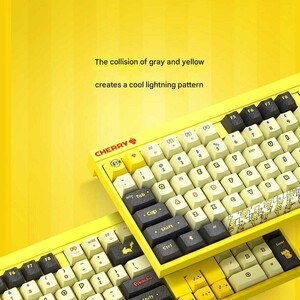 کیبورد مکانیکی گیمینگ بی سیم سه حالته چری