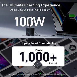 برترین آداپتور مسافرتی تایپ سی یو اس بی فست شارژر لپ تاپ مک بوک انکر