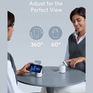 شارژر رومیزی گوشی آیفون 12/13/14 و هندزفری بلوتوثی انکر