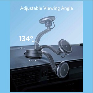 فروش هولدر شارژر وایرلس آیفون داخل خودرو انکر همراه با شارژ فندکی و کابل دو سر تایپ‌سی