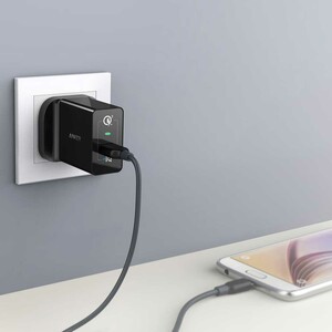 شارژر دیواری فست یو اس بی 40 وات انکر