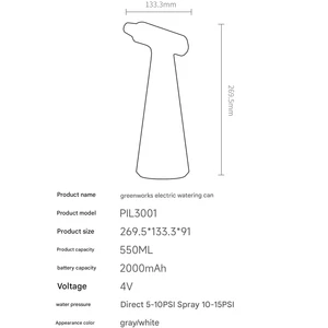اسپری آبپاش گرینورکس در کنار گیاهان آپارتمانی
