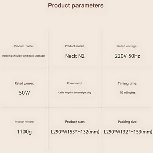 ماساژور کمر، پشت، گردن، شانه و پا چندکاره بریو
