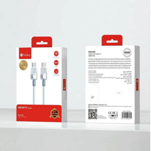 قیمت کابل شارژ 100 واتی تایپ سی پرووان مدل  به طول 1 متر