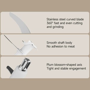 چرخ گوشت و غذا ساز چندمنظوره 2 لیتری درما شیائومی